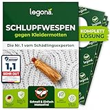 Legona® - Schlupfwespen gegen Kleidermotten / 3X Trigram-Karte à 5...